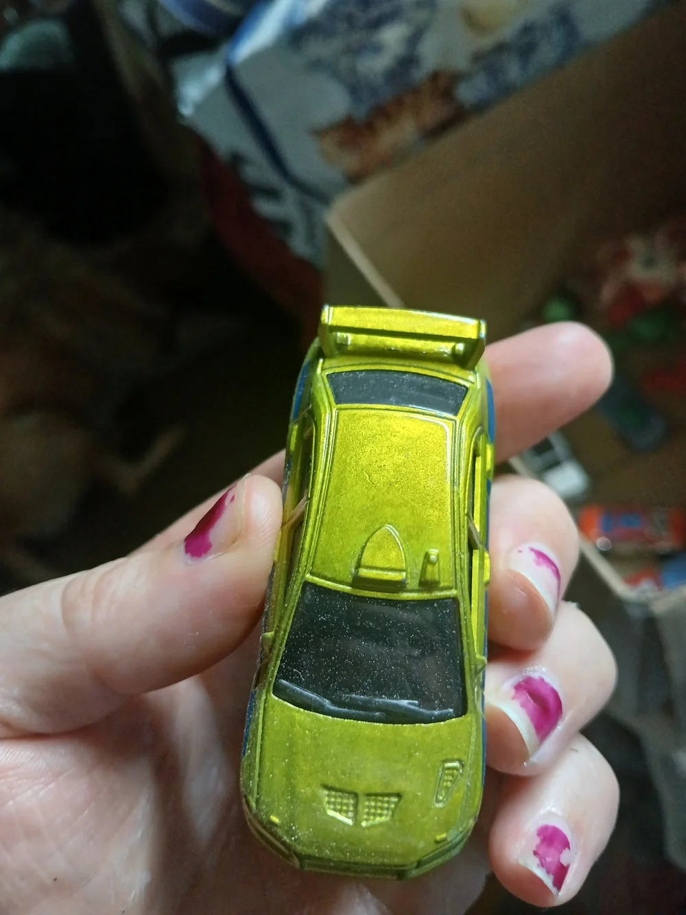1:64 scale Hot Wheels Mitsubishi Lancer Evolution VII diecast car,